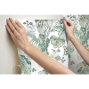 Picture of Boho Palm Peel and Stick Wallpaper - Green