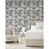 Picture of Ginkgo Leaves Peel and Stick Wallpaper - Black