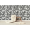 Picture of Ginkgo Leaves Peel and Stick Wallpaper - Black