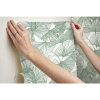 Picture of Ginkgo Leaves Peel and Stick Wallpaper - Green