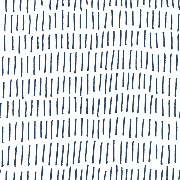 Picture of Tick Mark Peel and Stick Wallpaper - Blue