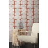 Picture of Mid-Century Beads Peel & Stick Wallpaper - Orange