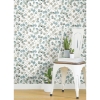 Picture of Cat Coquillette Eucalyptus Peel and Stick Wallpaper - Gray