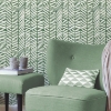 Picture of Cat Coquillette Herringbone Peel and Stick Wallpaper - Green