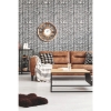 Picture of Cat Coquillette Herringbone Peel and Stick Wallpaper - Black