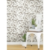 Picture of Cat Coquillette Eucalyptus Peel and Stick Wallpaper - Dark Gray