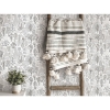 Picture of Folklore Trees Peel and Stick Wallpaper - Grey