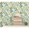 Picture of Watercolor Tropics Peel and Stick Wallpaper - Green