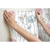 Picture of Lisa Audit Modern Poppy Peel and Stick Wallpaper - Pink