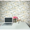 Picture of Lisa Audit Dotted Line Peel and Stick Wallpaper - Green