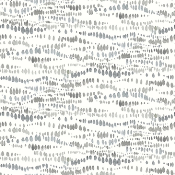 Picture of Lisa Audit Dotted Line Peel and Stick Wallpaper - Grey