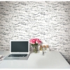 Picture of Lisa Audit Dotted Line Peel and Stick Wallpaper - Grey