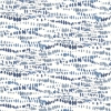 Picture of Lisa Audit Dotted Line Peel and Stick Wallpaper - Navy