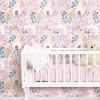 Picture of Clara Jean Unicorn Paradise Peel & Stick Wallpaper - Pink