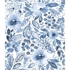 Picture of Clara Jean April Showers Peel and Stick Wallpaper - Blue