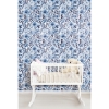 Picture of Clara Jean April Showers Peel and Stick Wallpaper - Blue