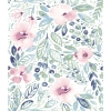 Picture of Clara Jean April Showers Peel and Stick Wallpaper - Pink