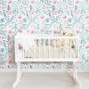 Picture of Clara Jean April Showers Peel and Stick Wallpaper - Pink