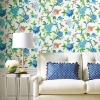 Picture of Waverly Candid Moments Peel & Stick Wallpaper - Blue