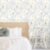 Picture of Clara Jean April Showers Peel and Stick Wallpaper - Yellow