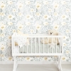 Picture of Clara Jean April Showers Peel and Stick Wallpaper - Yellow