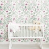 Picture of Clara Jean April Showers Peel and Stick Wallpaper - Green