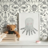 Picture of Deep Sea Toile Peel and Stick Wallpaper - Black