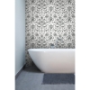 Picture of Deep Sea Toile Peel and Stick Wallpaper - Black