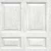 Picture of Beveled Wood Paneling Peel & Stick Wallpaper - White