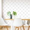 Picture of Diamond Tile Geo Peel & Stick Wallpaper - Black