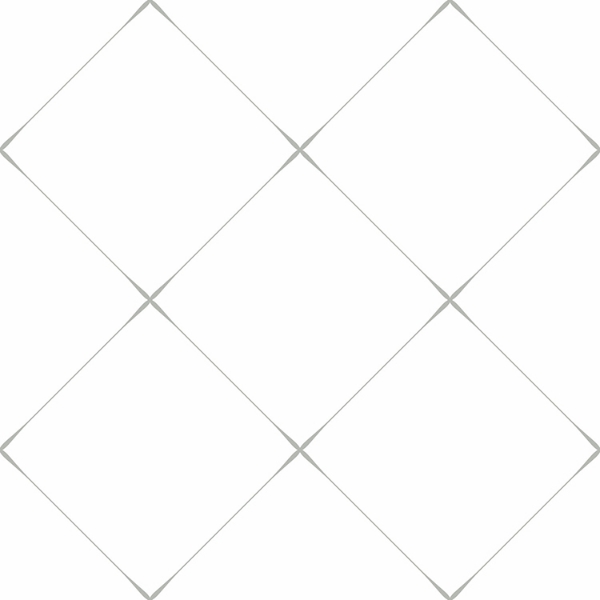 Picture of Diamond Tile Geo Peel & Stick Wallpaper - Grey