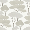 Picture of Umbrella Pines Peel & Stick Wallpaper - White