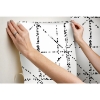 Picture of Jane Dixon Diamond Grid Specks Peel & Stick Wallpaper - Black