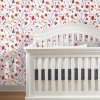 Picture of Jane Dixon Terrazzo Branch Peel and Stick Wallpaper - Red