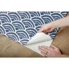 Picture of Jane Dixon Coastal Scallop Peel & Stick Wallpaper - Blue