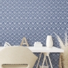 Picture of Jane Dixon Coastal Scallop Peel & Stick Wallpaper - Blue