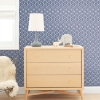 Picture of Jane Dixon Coastal Scallop Peel & Stick Wallpaper - Blue