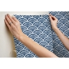 Picture of Jane Dixon Coastal Scallop Peel & Stick Wallpaper - Blue