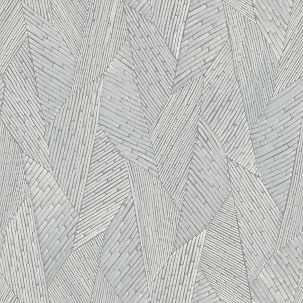 Picture of Woven Reed Stitch Peel & Stick Wallpaper - Grey