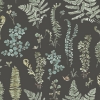 Picture of Lisa Audit Fern Study Peel & Stick Wallpaper - Black