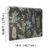 Picture of Lisa Audit Fern Study Peel & Stick Wallpaper - Black