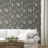 Picture of Lisa Audit Fern Study Peel & Stick Wallpaper - Black