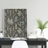 Picture of Lisa Audit Fern Study Peel & Stick Wallpaper - Black