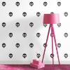 Picture of Disney Cruella Glamour Skulls Peel & Stick Wallpaper - Black