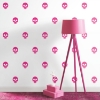 Picture of Disney Cruella Glamour Skulls Peel & Stick Wallpaper - Pink