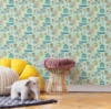 Picture of Holalola Caribbean Peel & Stick Wallpaper - Teal