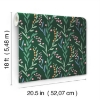 Picture of Budding Branches Peel & Stick Wallpaper - Blue