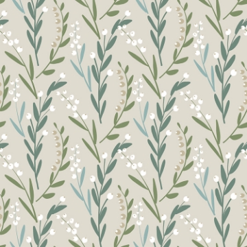 Picture of Budding Branches Peel & Stick Wallpaper - Taupe