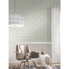 Picture of Overlapping Medallions Peel & Stick Wallpaper - Green