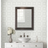 Picture of Overlapping Medallions Peel & Stick Wallpaper - Grey